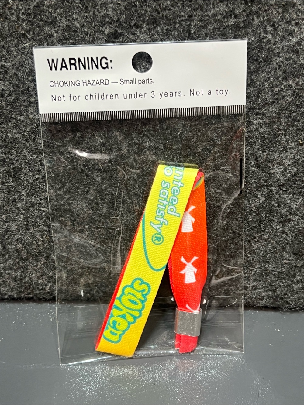 Dutch Bros. Festival Style Bracelet/Wristband (Orange/Yellow)